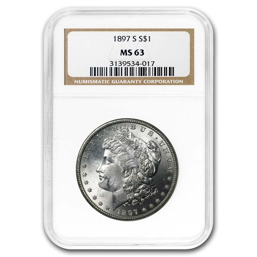 1897 S Morgan Silver Dollar Value - APMEX